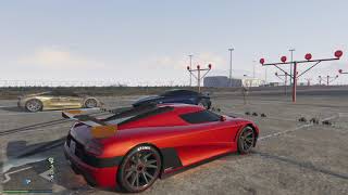 GTA ONLINE  Grotti Turismo R vs Overflod Entity XXR [upl. by Lunseth]