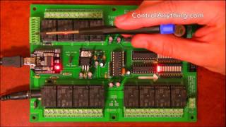 16Channel USB Relay Board with Analog to Digital Converters [upl. by Jat876]