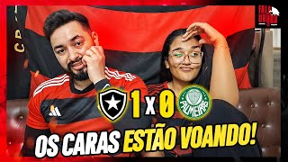 REACT BOTAFOGO 1X0 PALMEIRAS FOGÃO JOGA MUITO NO TAPETINHO E DISPARA NA LIDERANÇA [upl. by Alema428]