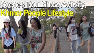 Scenes Tour Show Activity Khmer People Lifestyle Cambodia Student Party [upl. by Arad]