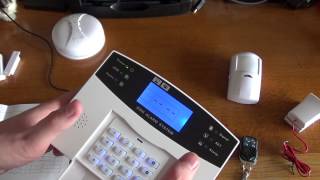 GSM Burglar Alarm Unboxing and Basic Setup [upl. by Nnahoj]