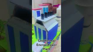 Geothermal Energy Power PlantClass 8Easy Science Working Model [upl. by Territus]