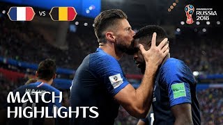 France v Belgium  2018 FIFA World Cup  Match Highlights [upl. by Yelrahs]