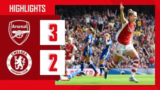 HIGHLIGHTS  Arsenal vs Chelsea 32  Womens Super League  Miedema Mead 2 [upl. by Eeldarb]