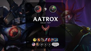 Aatrox Top vs Singed  NA Grandmaster Patch 144 [upl. by Khajeh]