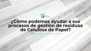 🤔¿Cómo podemos ayudar a sus procesos de gestión de residuos de Celulosa de Papel🤔 [upl. by Allain878]