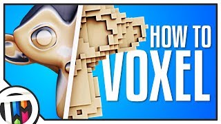 Blender Tutorial  How to Voxel  Pixelize An Object [upl. by Retrac575]