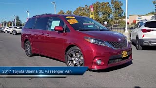 2017 Toyota Sienna SE Passenger Van Yuba City Oroville Roseville Sacramento Chico [upl. by Hakvir131]