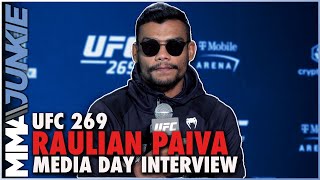 Raulian Paiva Dont bet your money on Sean OMalley  UFC269 media day [upl. by Hnad983]