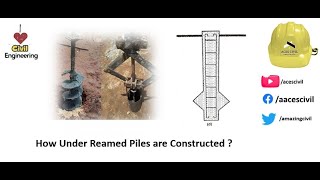 How Under Reamed Piles are Constructed [upl. by Sumner837]