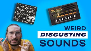 DISGUSTING  HARSH  ANGRY  WEIRD SOUNDS Episode 1 Monotron Delay x Bastl Kastle 15 [upl. by Smalley884]