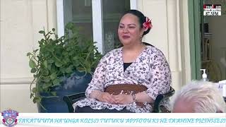 🇹🇴 Presentation to HRH Princess Angelika Lātūfuipeka by Apifoou College ExStudents at the Villa 🩵 [upl. by Michell]