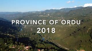 Drone flight in Turkey  Province of Ordu 2018 Karadeniz  DJI Spark [upl. by Anelahs]