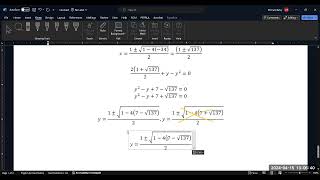 Solving a Nonlinear System of 3 Variables [upl. by Clymer]