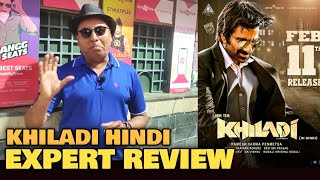 Khiladi Movie EXPERT REVIEW By Vijay Ji  Mass Maharaja Ravi Teja  Hindi Dubbed  Tollywood Film [upl. by Newcomer]