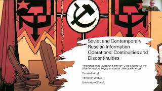 quotSoviet and Contemporary Russian Information Operations Continuities and Discontinuitiesquot [upl. by Rhody31]