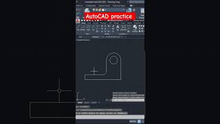 Autocad practice drawing  Cad by Ankit  autocad mechanical autocad autocad2d [upl. by Reckford]