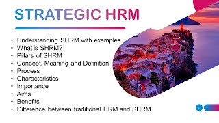 What is Strategic HRM Human Resource Management humanresourcesmanagement [upl. by Atsyrc]