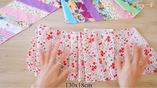 ✅ 2 Ideas For Scrap Fabric Sewing Project [upl. by Kalindi756]