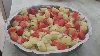 salade de concombre et tomates 🥗 [upl. by Keever]