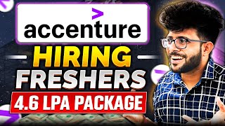 Accenture OFF Campus Hiring🤑🔥  46 LAKH Package  Eligibility Criteria  Hiring Process  LMT [upl. by Eyatnod]