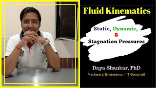 Fluid Mechanics  Static Dynamic and Stagnation Pressure  Daya Shankar [upl. by Airdnaid]