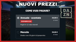 Costo DAZN serie A 2023 prezzi e offerte ✅ [upl. by Nev322]