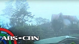 ANC Typhoon Ompong brings heavy rains to Baguio City [upl. by Bocoj]