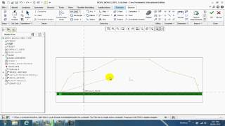 Creo Parametric Tutorial 2 Extrude Slot Car Body [upl. by Shaefer]