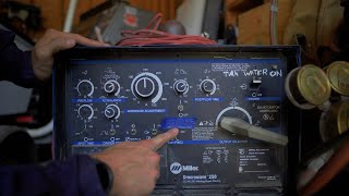 How To Set Up An Old Syncrowave 250 For Tig Welding [upl. by Jacynth]