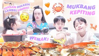 MUKBANG KEPITING FRESH DARI BESTI ONLINE MAKASIH YA [upl. by Nyledaj919]