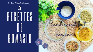 Gomasio 3 recettes [upl. by Akena]