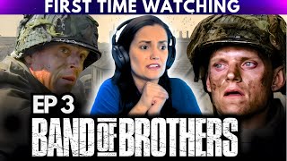 I was HEARTBROKEN by Band of Brothers Ep 3 Reaction  First Time Watching [upl. by Airamak]