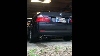 E46 330ci Corsa TSE3 CatBack Exhaust with Catless headers sound shorts [upl. by Cirala]