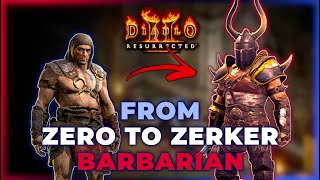 Get Your High Runes Easy with this Barb Build  Diablo 2 Resurrected [upl. by Bar53]