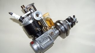 4 stroke RC model engine spark ign not nitro [upl. by Caesar]