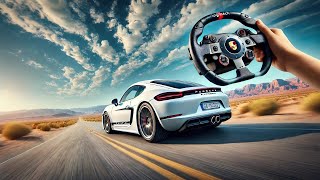 Porsche 718 Cayman GTS 2018  Forza Horizon 5 l Steering Wheel Gameplay [upl. by Mitchel]