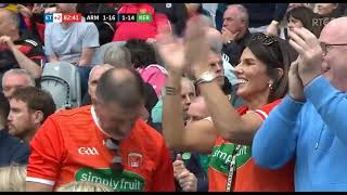 JARLY OG BURNS  TURBO TURBITT COMBINE  ARMAGH V KERRY  2024 ALL IRELAND FOOTBALL SEMIFINAL [upl. by Pontius]