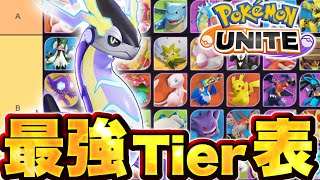 ポケモンユナイト最強キャラランキング【ミライドン実装後Tier表】 [upl. by Eloken]