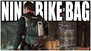 THE DIVISION 2  HOW TO GET THE NINJABIKE MESSENGER BAG  SEASON 11 amp AFTER  TIPS amp TRICKS [upl. by Anreval]