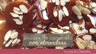 Dulces de caramelo con almendras  DIY caramel candy with almond [upl. by Jc]