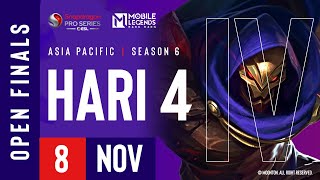 🔴 ID AP Mobile Legends Bang Bang  Snapdragon Mobile Open Finals  Season ke6  Hari 4 [upl. by Arrek]