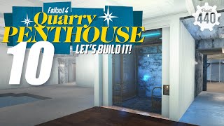 LETS BUILD IT  Quarry Penthouse  part 10  Fallout 4PS4MODS [upl. by Olpe]