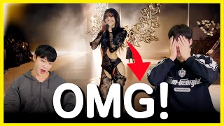 Korean react LISA  ‘MOONLIT FLOOR  VICTORIA’s SECRET fashion show 😱😍 [upl. by Auod381]