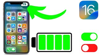 IPhone 📱 Mostrar el Porcentaje de Batería ✅ IOS 16 [upl. by Thury347]