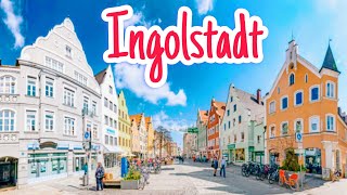 Ingolstadt City Germany 🇩🇪 Walking tour 4k video [upl. by Donica]