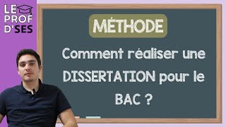 BAC SES Méthode  Comment répondre à une dissertation [upl. by Esimaj]