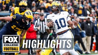 Michigan Wolverines Spring football game Highlights  FOX College Football [upl. by Ly]