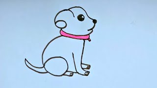 66dan Kolay Köpek Çizimi köpekçizimi dogdrawing [upl. by Cira776]