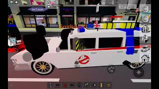 Upgraded Ecto 1 Of Ecto Scuderia HQ In brookhaven [upl. by Will]